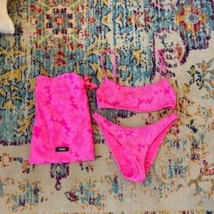 Triangl pink bikini size xs